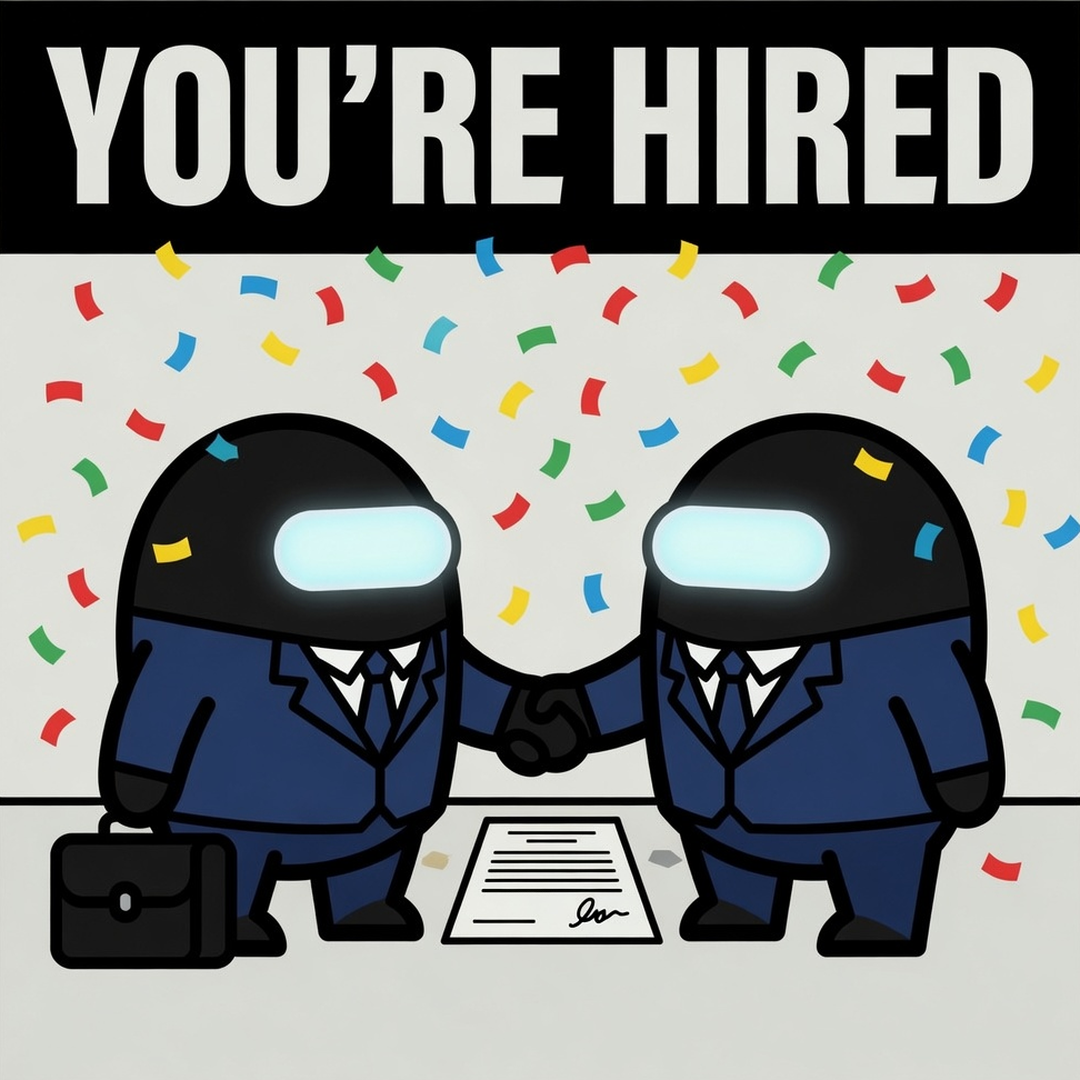 You're hired